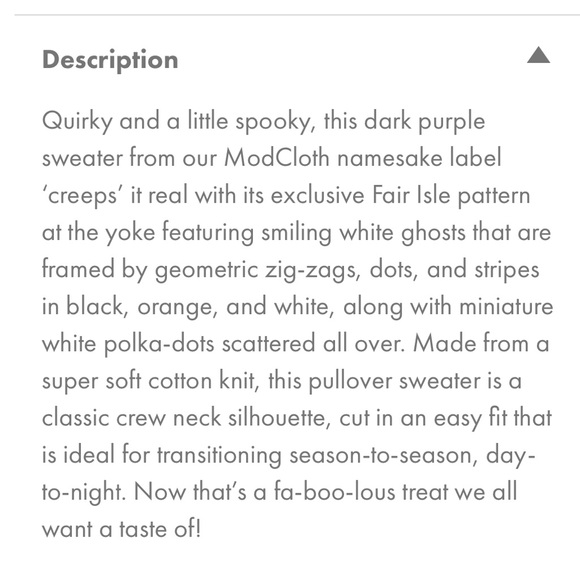ModCloth | Here For the Boos Fair Isle Ghost Sweater - Picture 8 of 10